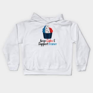 Keep Calm And Support France Kids Hoodie